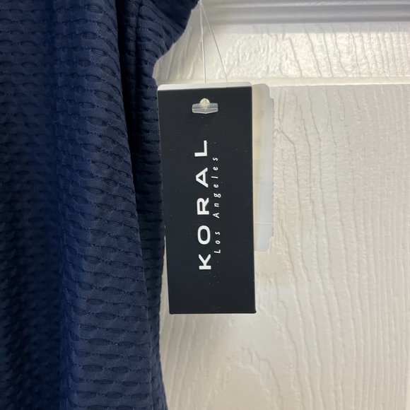 NWT Koral Aerate Netz Tank in Midnight Blue- Size: XS - Picture 6 of 7